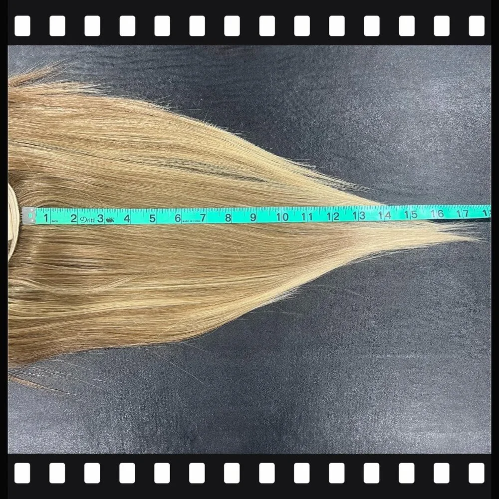 Blonde Straight Long Wig - Natural Honey Blonde